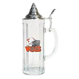 NCAA Tennessee Volunteers 20oz Tall Lidded Stein