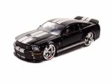 2007 Shelby Cobra GT-500 1/24 (5 Spoke Rim) Black / Silver ($15.49)