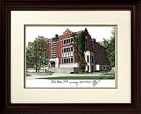 Alma Mater- Michigan State University, Union 75th Anniversary Framed Lithograph