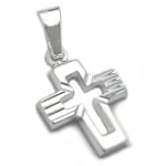 D' Aro Shop24� Colgantes cruz de diam...