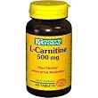 L-Carnitine 500 Mg 60 Tablets By Good'N Natural