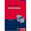 Inhaltsanalyse: Theorie und Praxis (Uni-Taschenb�cher M)