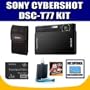 Sony Cybershot DSC-T77 10.1MP Digital Camera with Exclusive Super Deal Kit