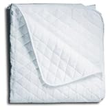 Mattress Pads - 36 X 75 Inch, Bleached White 18/case