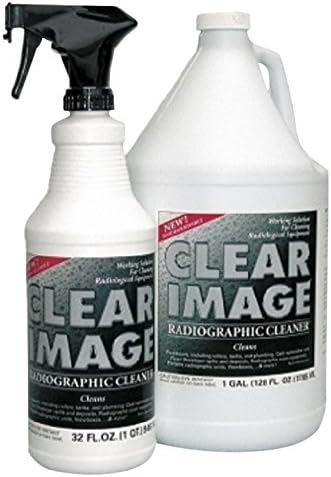 Clear Image CI-32-12 Weekly Radiographic Cleaner Quart with Foamer Spray