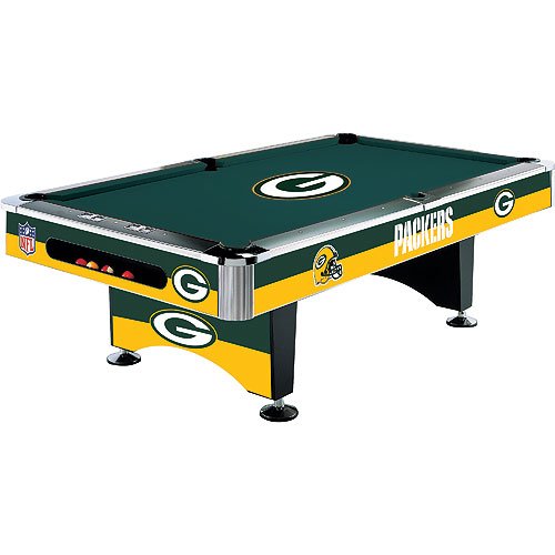 NFL Team Logo 8 Foot Pool Table WITH Logo Felt