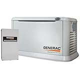 Generac Guardian Series 5875 20,000 Watt Air-Cooled Liquid Propane/Natural Gas Powered Standby Generator With Transfer Switch (CARB Compliant)