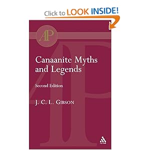 Canaanite Myths and Legends  - John C. Gibson