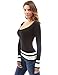 PattyBoutik Scoop Neck Long Sleeve Sweater