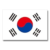 世界の国旗ポストカードシリーズ ＜アジア＞ 大韓民国 Flags of the world POST CARD <Asia> Republic of Korea