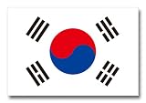 世界の国旗ポストカードシリーズ ＜アジア＞ 大韓民国 Flags of the world POST CARD <Asia> Republic of Korea