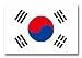 世界の国旗ポストカードシリーズ ＜アジア＞ 大韓民国 Flags of the world POST CARD <Asia> Republic of Korea