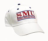SMU Mustangs ''The Game'' Classic White Bar Adjustable Hat