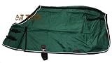 Horse Turnout Sheet Reflective Piping Water Proof Green, Green, 69