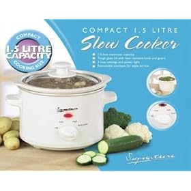 Signature 1.5 Litre Round Slow Cooker