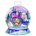 Littlest Pet Shop Exclusive Chilliest Pet Pair Frosty Fortress (Saint Bernard and German Shepherd)