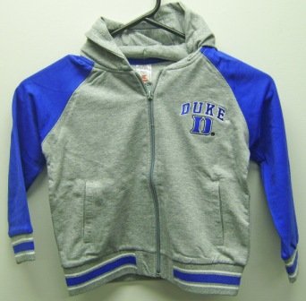 Buy Duke Blue Devils Toddler Full Zip Hooded Fleece by Colosseum