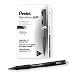 Pentel Twist Erase EXPRESS Automatic Pencil, 0.5mm Lead Size, Black Barrel, Box of 12 (QE415A)