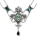 Queen of the Night Necklace with Crystals