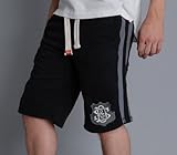 Courtshort 09 shorts [black & mid grey]