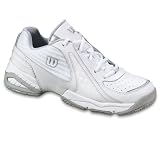 Wilson Pro Staff Valor Narrow Ladies Tennis Shoe - White Silver by Wilson