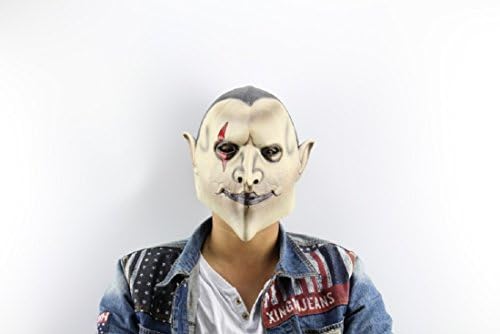 Yelovemei Hellboy Earl HalLoween Mask Movie Jigsaw Puppet - Latex Death Mask