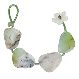 Chrysoprase Nugget Bracelet by Sajen by 