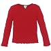 rib-knit crewneck top