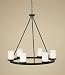 Cerchio Chandelier with 6 Shades