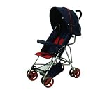 Dream On Me Single Stroller with large Canopy, Red