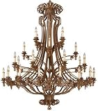 LAMPS BEAUTIFUL Classic Traditional Lighting, Aurora Thirty-Two Light Chandelier by Savoy House--Excellent customer service--see our feedback.