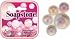 Mega Marbles - SOAPSTONE MARBLES NET (1 Shooter Marble, 24 Player Marbles & 2 Display Rings)