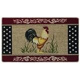 Bacova Guild 31384 Cock-a-DoOdle-Doo Berber Rug