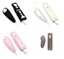 Bargaincell- 4-Piece Value Combo Pack of Permium Protective Silicon/silicone Skin Snap-on Cover Case for Nintendo Wii Remote Controller & Nunchuk (Black + Clear + Pink + Smoke)