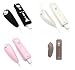 Bargaincell- 4-Piece Value Combo Pack of Permium Protective Silicon/silicone Skin Snap-on Cover Case for Nintendo Wii Remote Controller & Nunchuk (Black + Clear + Pink + Smoke)
