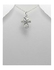 Message Pendant Necklace In 92.5 Sterling Silver
