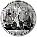 2010 China Panda Series - 1 Ounce Silver Coin