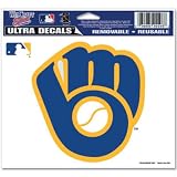 Milwaukee Brewers 5" x 6" Retro Ultra Decal