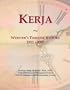 Kerja: Webster's Timeline History, 1911 - 2007