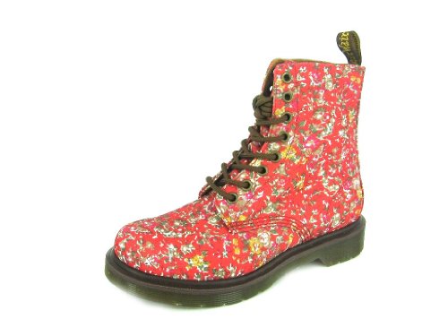 Dr. Martens Page Folded Topline 8 Eye Boot Coral Meadow 7 UK Dr. Martens Page Folded Topline 8 Eye Boot Coral Meadow 7 UK