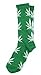 3 Pairs Marijuana Weed Leaf Warm Cotton High Sport Socks One Size