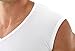ALBERT KREUZ Men's Sleeveless v-Neck Business Undershirt 100% Organic Cotton White