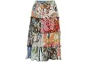 Plus Bay Studio Multicolor Print Crinkle Skirt