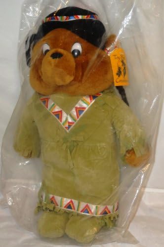 Native American Plush Brown Bear