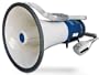 10 Watt Deluxe Megaphone with Hand-Mike