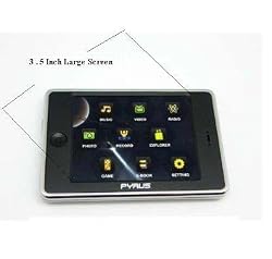 3.5" Large Screen - Pyrus Electronics 4gb 3.5" Touch Screen Mp3/mp4/mp5 Personal Multimedia Player