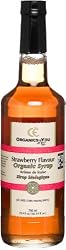 CE Organic Fair Trade, Organic Strawberry Flavoring Syrup, 25.4-Ounce Glass Bottles (Pack of 3)