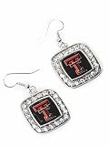 Licensed Texas Tech Red Raiders Dangle Earrings Fashion Jewelry