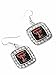 Licensed Texas Tech Red Raiders Dangle Earrings title=