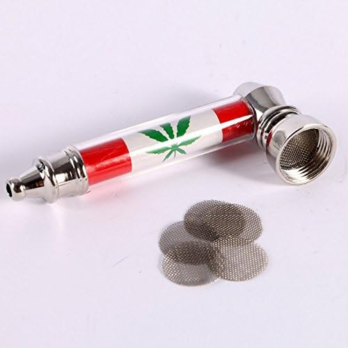 New Metal Pipe Jamaica Rasta Tobacco / Smoking Pipes Mill Smoke Detectors